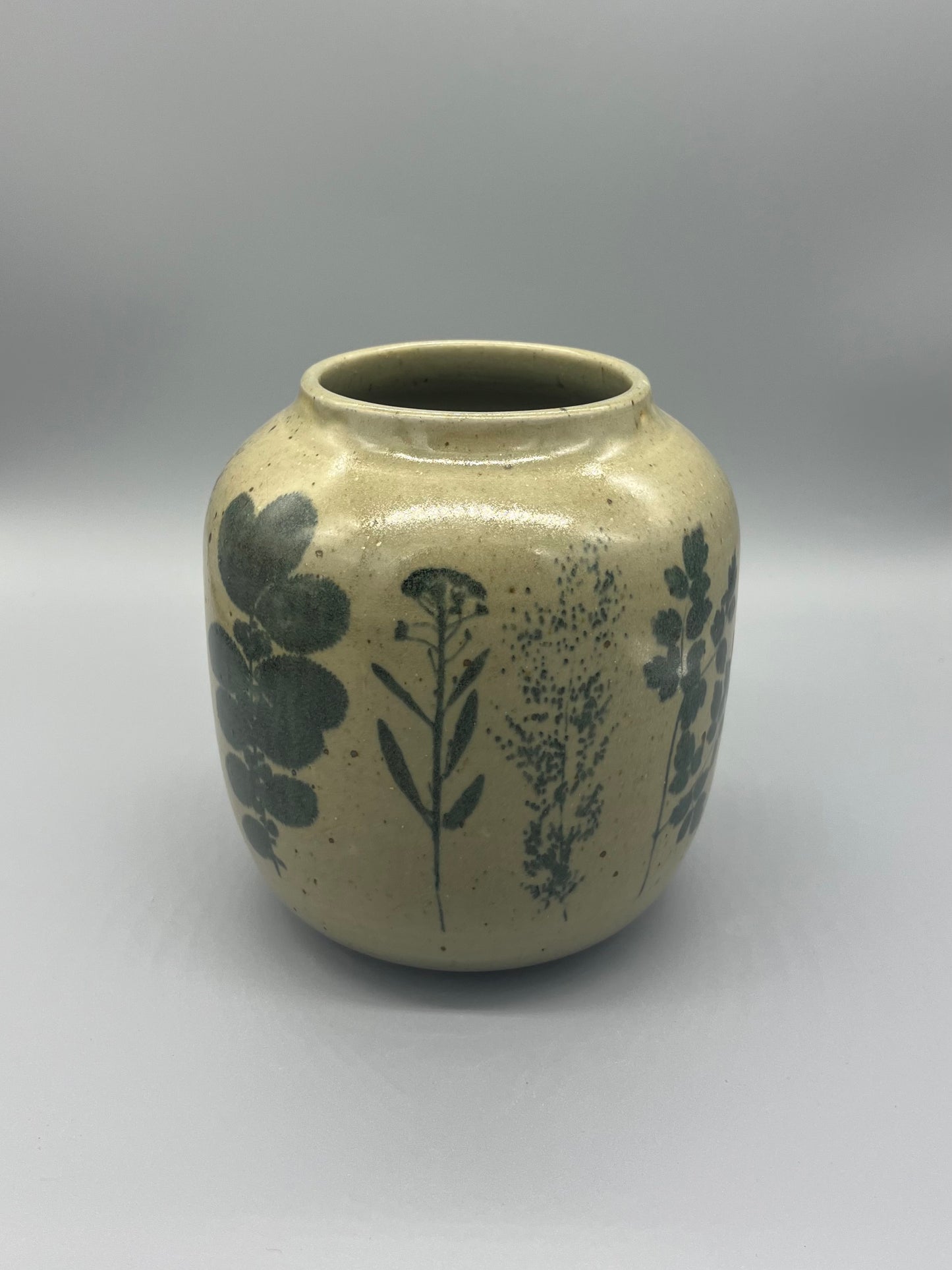 Vase - Gas Fired Long Stemmed Mixed Botanicals