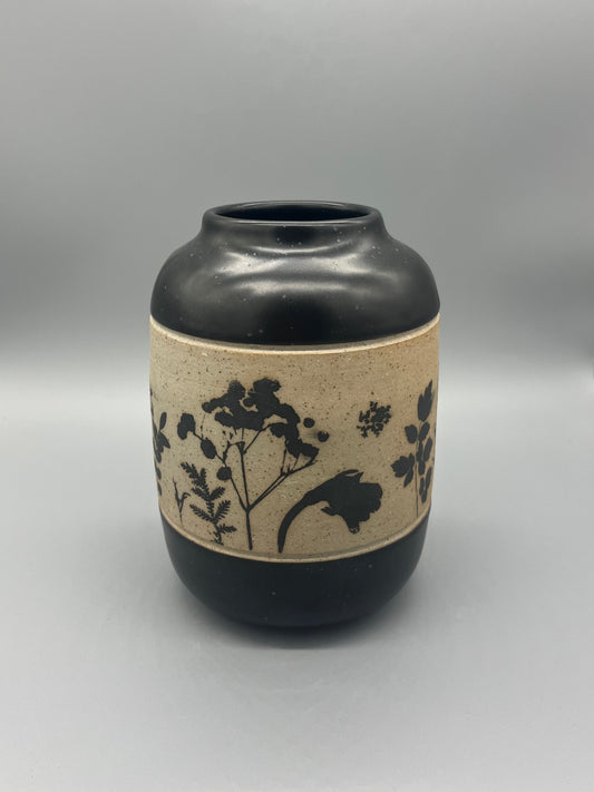 Vase - Gas Fired Mixed Botanicals