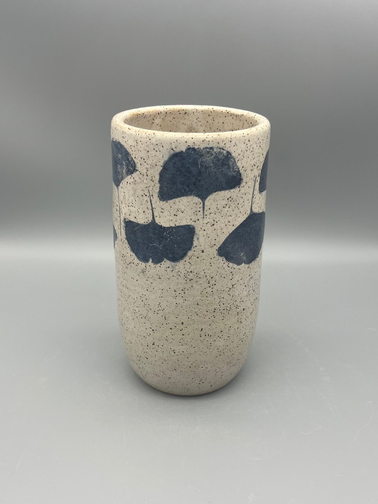 Tall Vase - Double Ginkgo