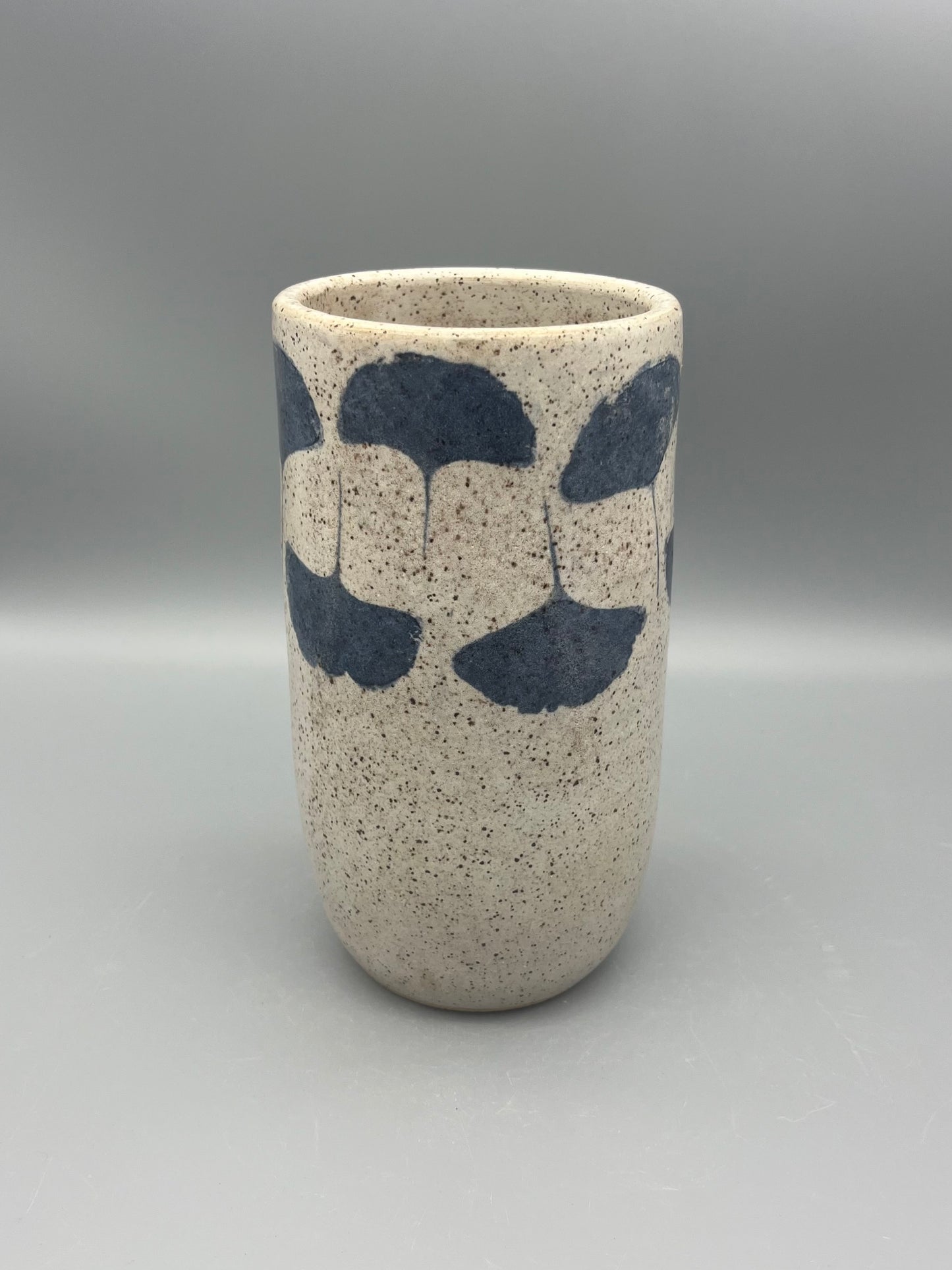 Tall Vase - Double Ginkgo