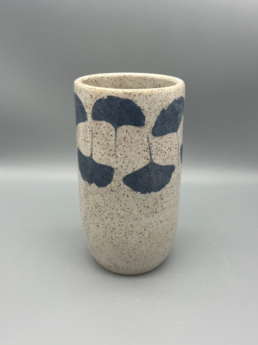 Tall Vase - Double Ginkgo